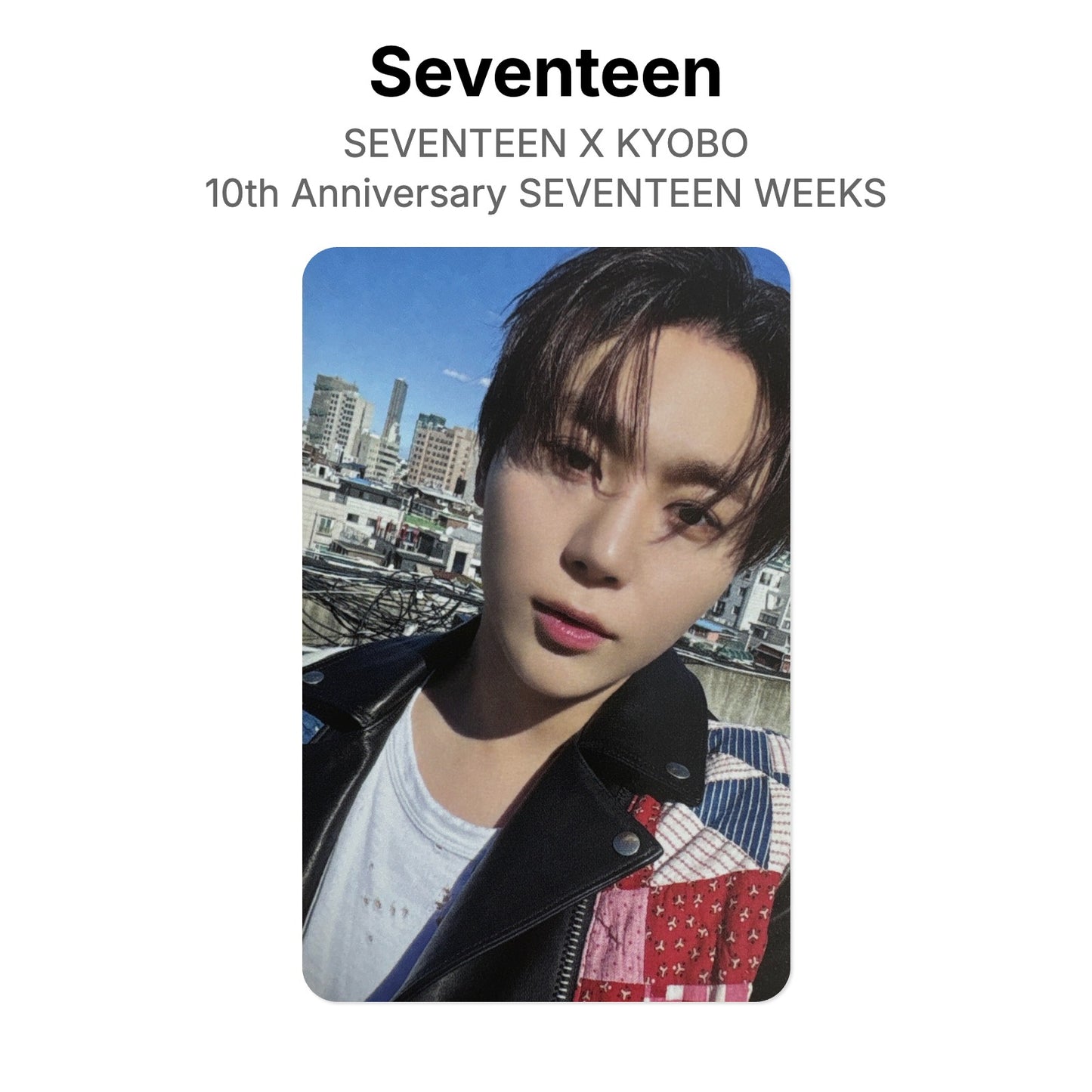 Seventeen SEVENTEEN X KYOBO 10th Anniversary SEVENTEEN WEEKS Official Photocard