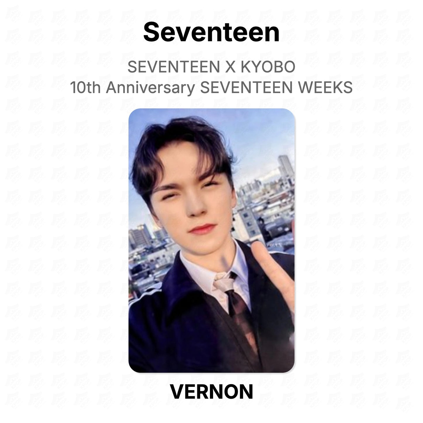 Seventeen X KYOBO 10th Anniversary SEVENTEEN WEEKS Official Photocard