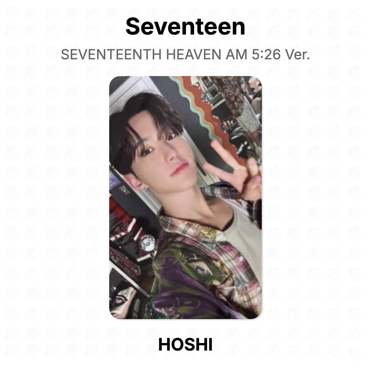 Seventeen SEVENTEENTH HEAVEN AM 5:26 Ver. Official Photocard