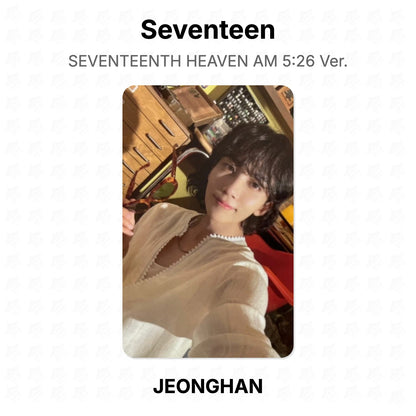 Seventeen SEVENTEENTH HEAVEN AM 5:26 Ver. Official Photocard