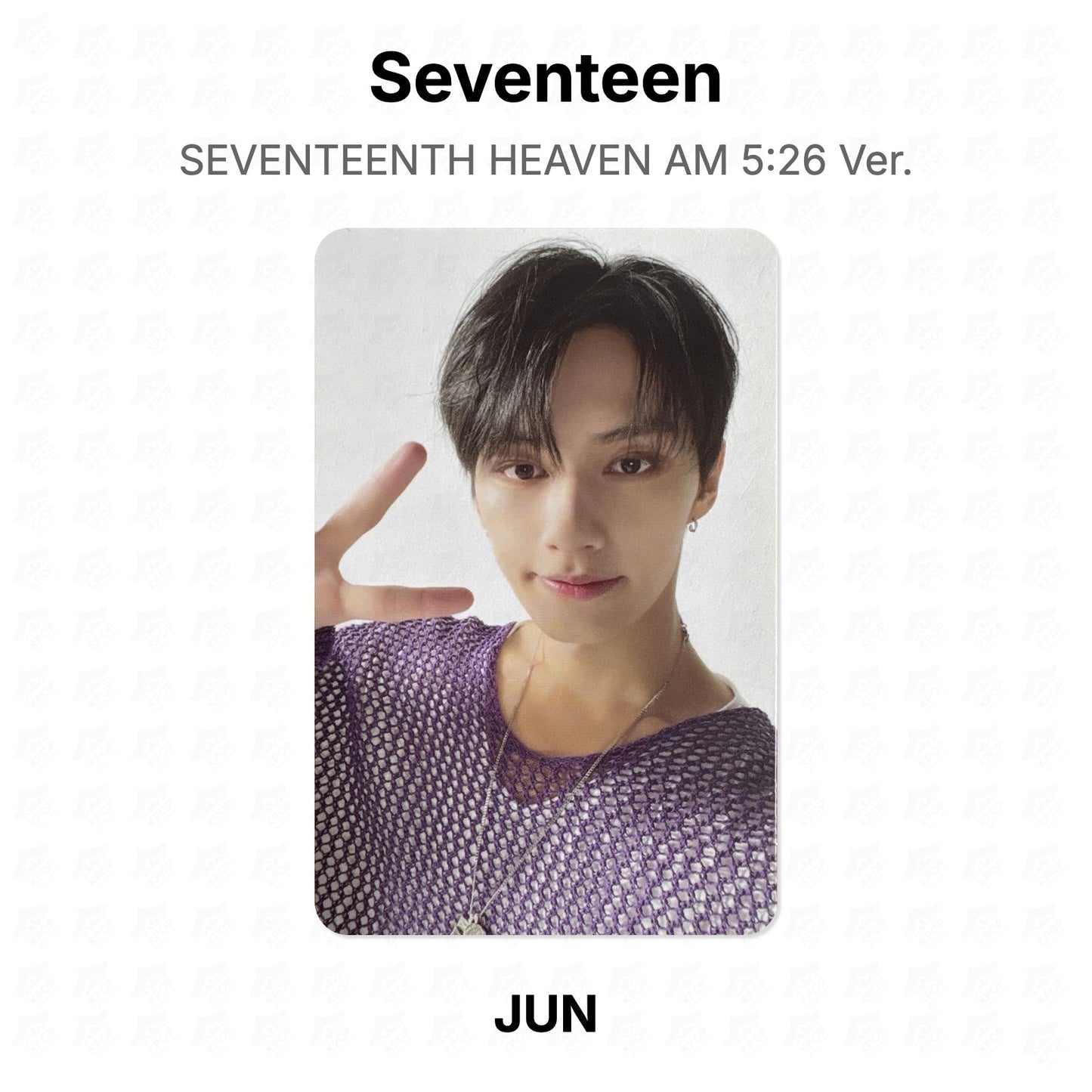 Seventeen SEVENTEENTH HEAVEN AM 5:26 Ver. Official Photocard