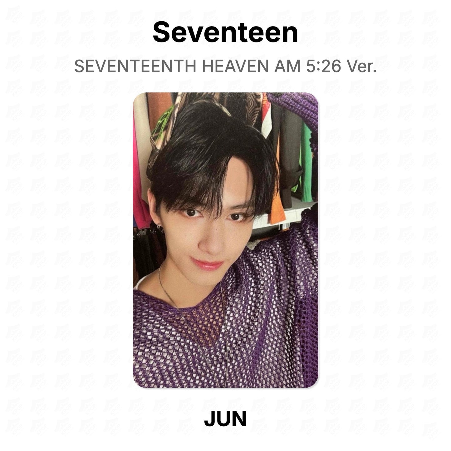 Seventeen SEVENTEENTH HEAVEN AM 5:26 Ver. Official Photocard