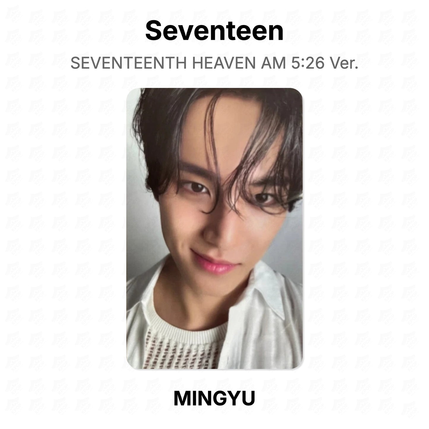 Seventeen SEVENTEENTH HEAVEN AM 5:26 Ver. Official Photocard