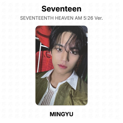 Seventeen SEVENTEENTH HEAVEN AM 5:26 Ver. Official Photocard