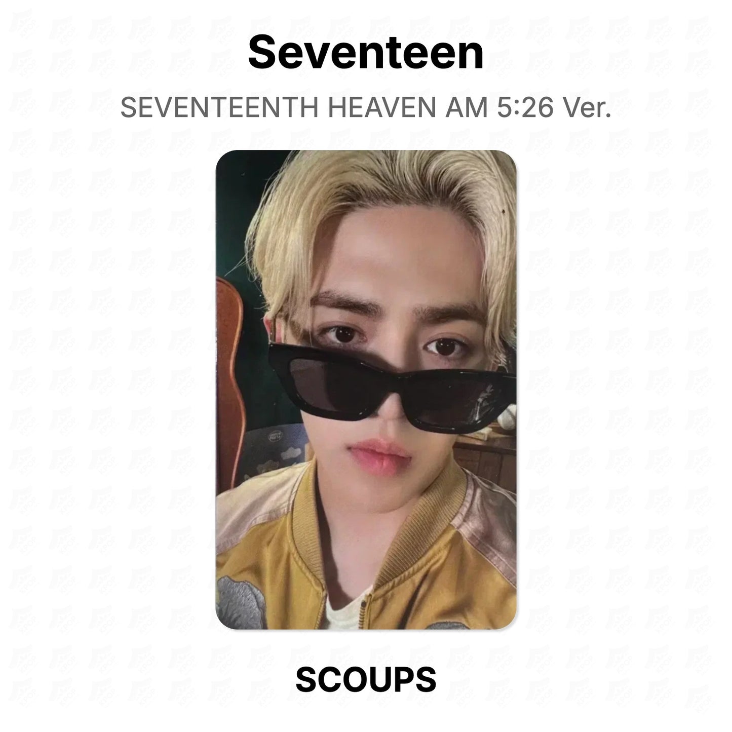 Seventeen SEVENTEENTH HEAVEN AM 5:26 Ver. Official Photocard