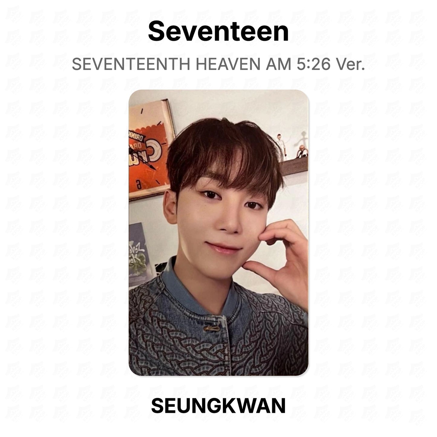 Seventeen SEVENTEENTH HEAVEN AM 5:26 Ver. Official Photocard