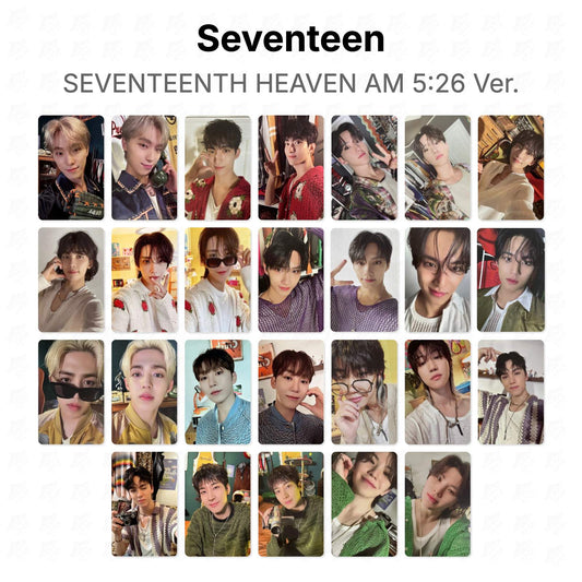 Seventeen SEVENTEENTH HEAVEN AM 5:26 Ver. photocard chính hãng