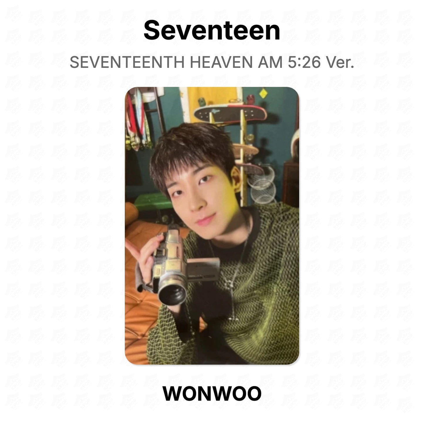 Seventeen SEVENTEENTH HEAVEN AM 5:26 Ver. Official Photocard