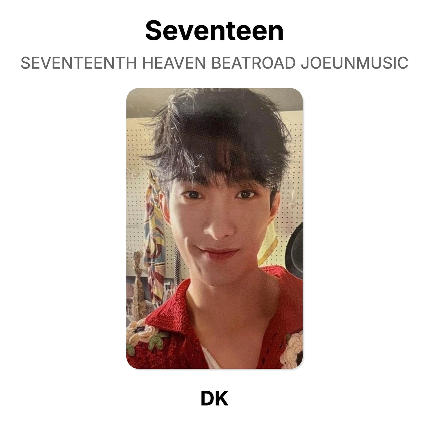 Seventeen SEVENTEENTH HEAVEN BEATROAD JOEUNMUSIC Official Photocard