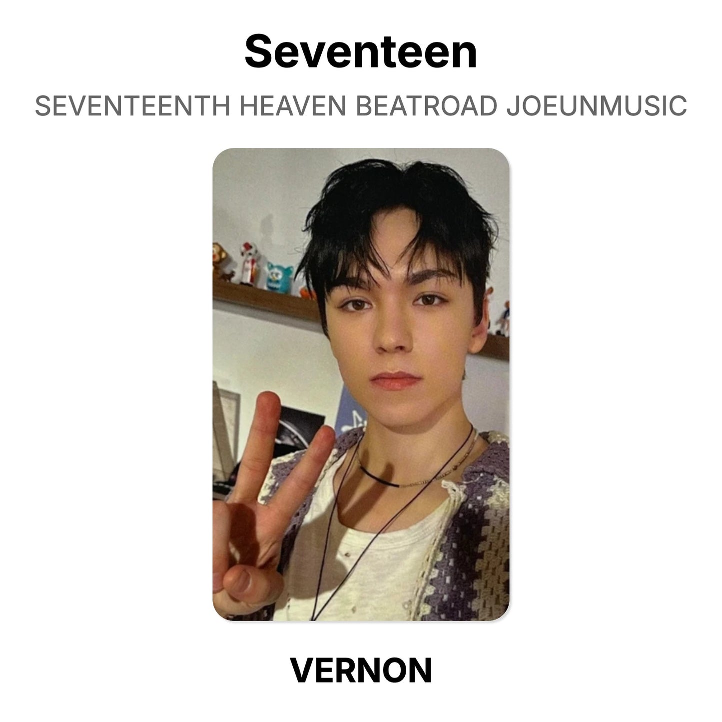 Seventeen SEVENTEENTH HEAVEN BEATROAD JOEUNMUSIC Official Photocard