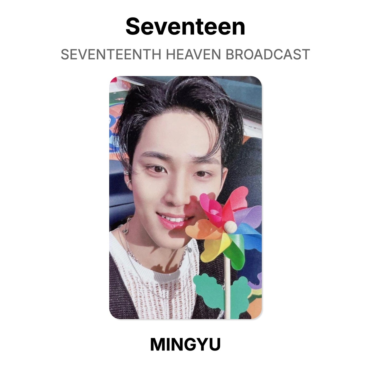 Seventeen SEVENTEENTH HEAVEN BROADCAST photocard oficial