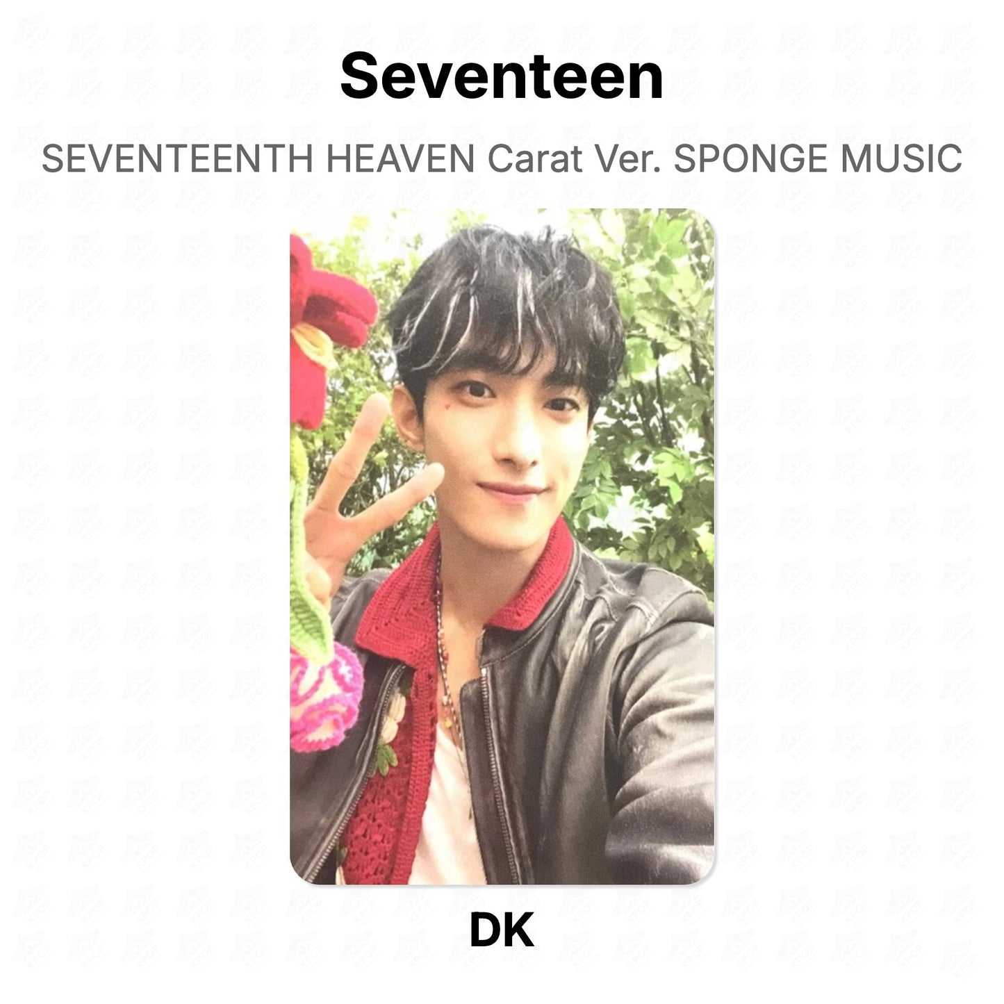 Seventeen SEVENTEENTH HEAVEN Carat Ver. SPONGE MUSIC Official Photocard