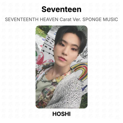 Seventeen SEVENTEENTH HEAVEN Carat Ver. SPONGE MUSIC Official Photocard