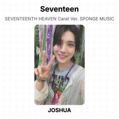 Seventeen SEVENTEENTH HEAVEN Carat Ver. SPONGE MUSIC Official Photocard