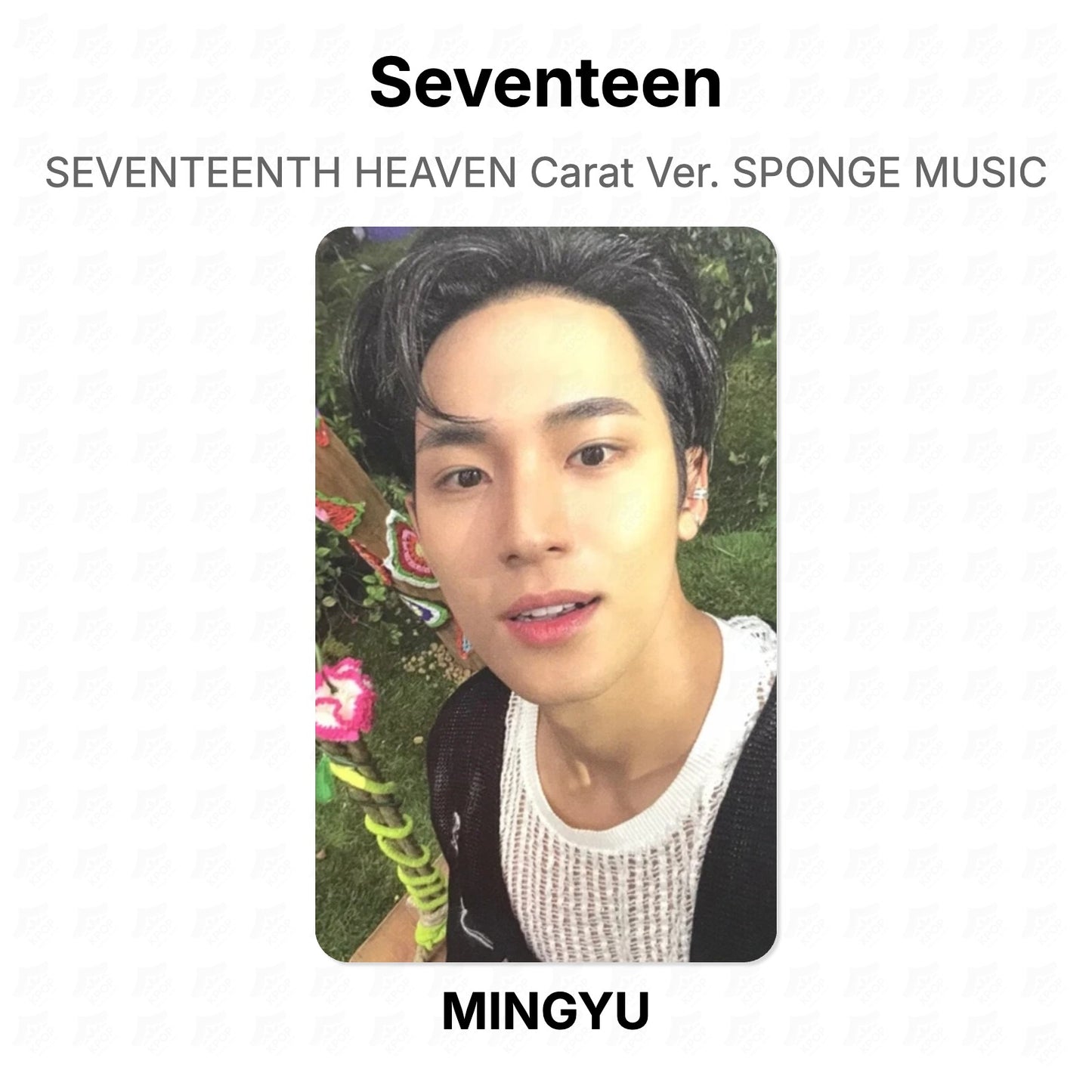 Seventeen SEVENTEENTH HEAVEN Carat Ver. SPONGE MUSIC Official Photocard