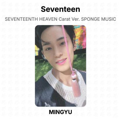 Seventeen SEVENTEENTH HEAVEN Carat Ver. SPONGE MUSIC Official Photocard