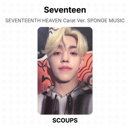 Seventeen SEVENTEENTH HEAVEN Carat Ver. SPONGE MUSIC Official Photocard