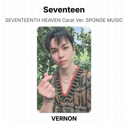 Seventeen SEVENTEENTH HEAVEN Carat Ver. SPONGE MUSIC Official Photocard