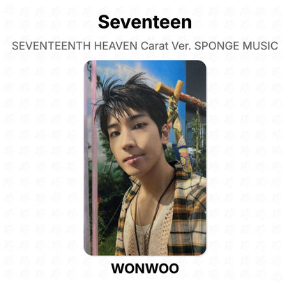 Seventeen SEVENTEENTH HEAVEN Carat Ver. SPONGE MUSIC Official Photocard