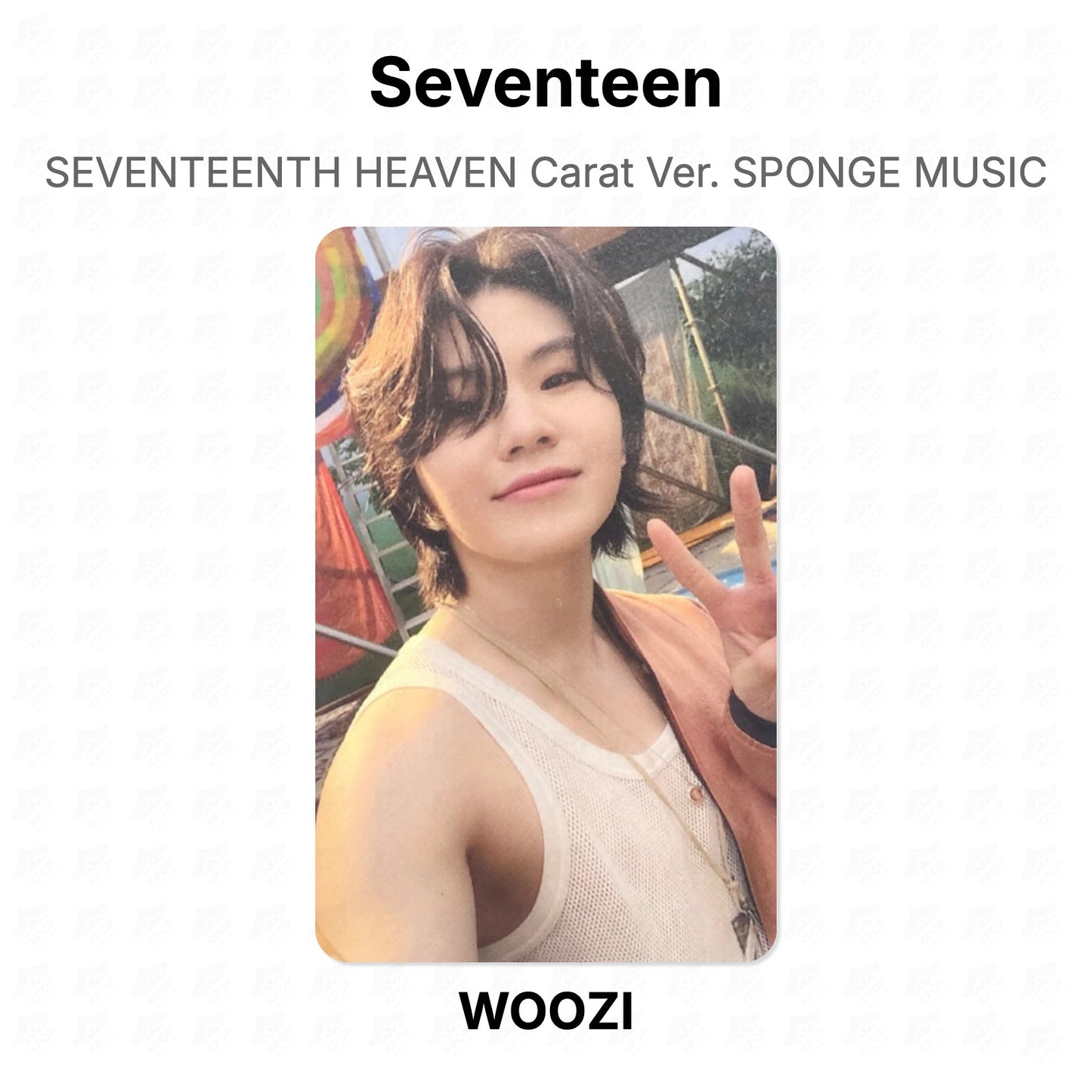 Seventeen SEVENTEENTH HEAVEN Carat Ver. SPONGE MUSIC Official Photocard
