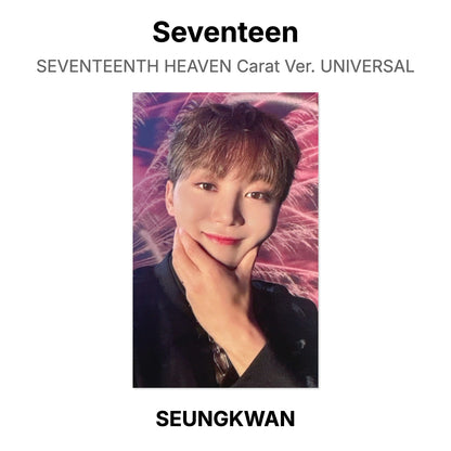 Seventeen SEVENTEENTH HEAVEN Carat Ver. UNIVERSAL Official Photocard