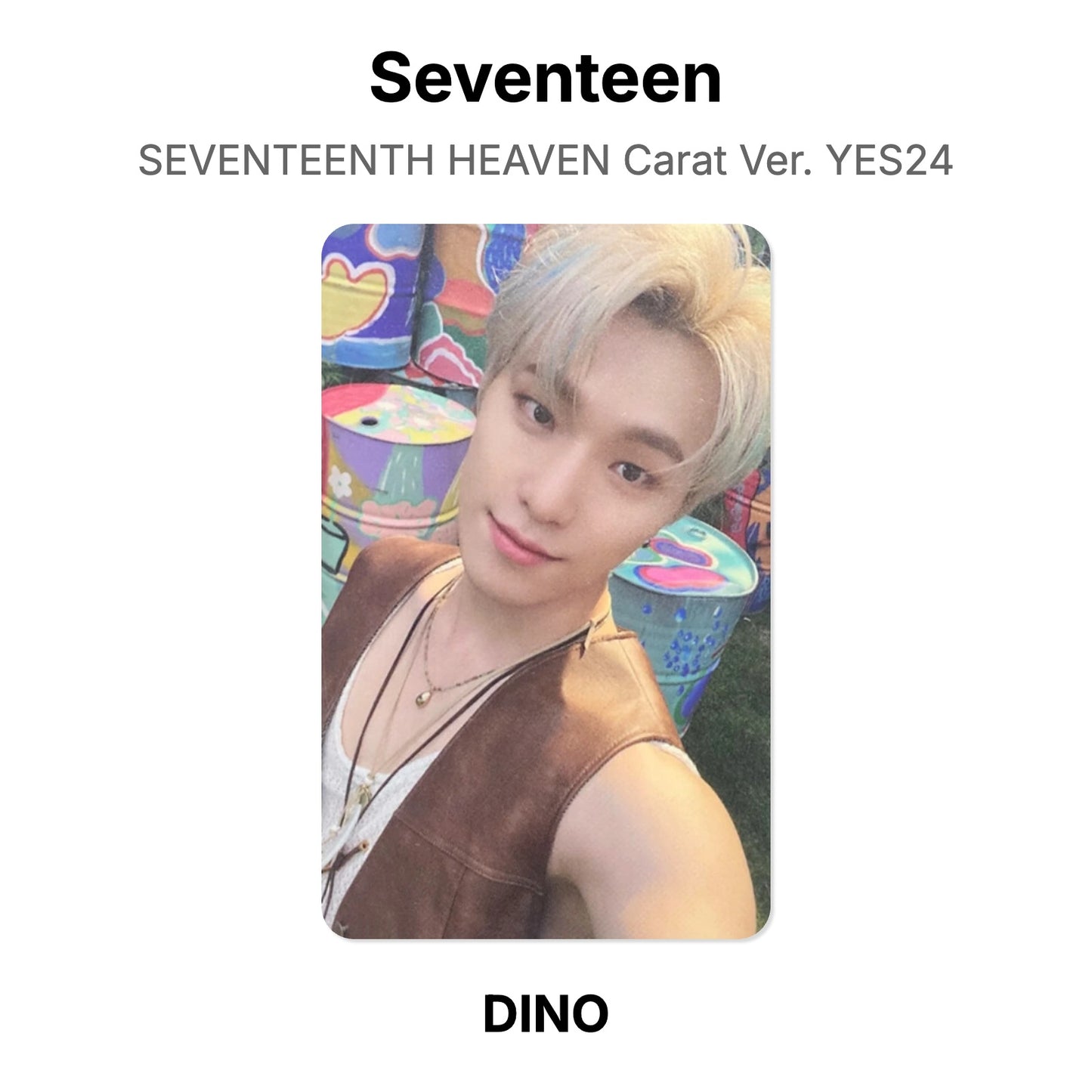Seventeen SEVENTEENTH HEAVEN Carat Ver. YES24 Offizielle Fotokarte