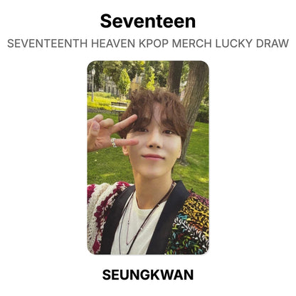 Seventeen SEVENTEENTH HEAVEN KPOP MERCH LUCKY DRAW Official Photocard