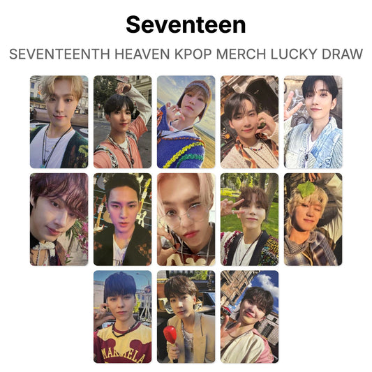 Seventeen SEVENTEENTH HEAVEN KPOP MERCH LUCKY DRAW Official Photocard