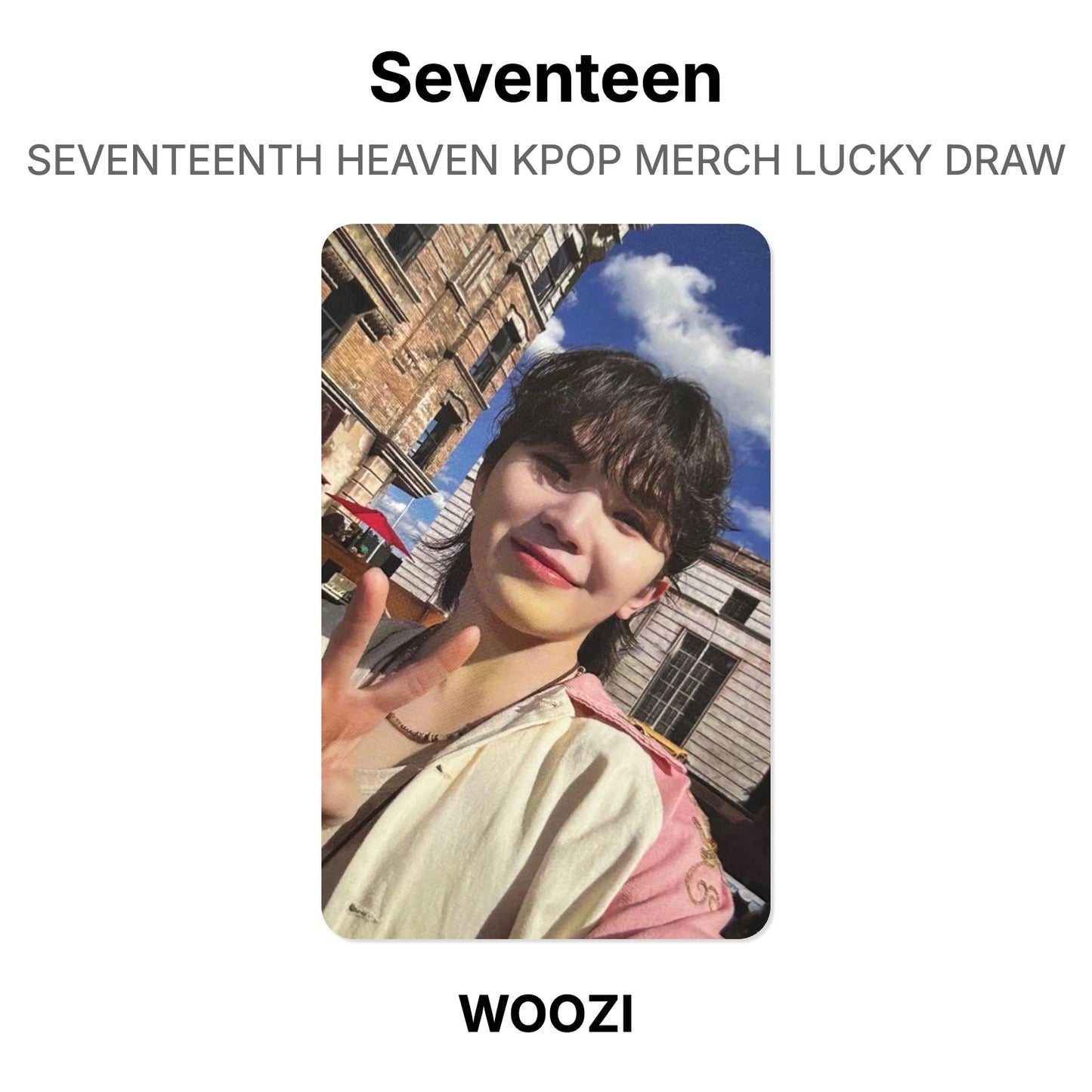 Seventeen SEVENTEENTH HEAVEN KPOP MERCH LUCKY DRAW Official Photocard