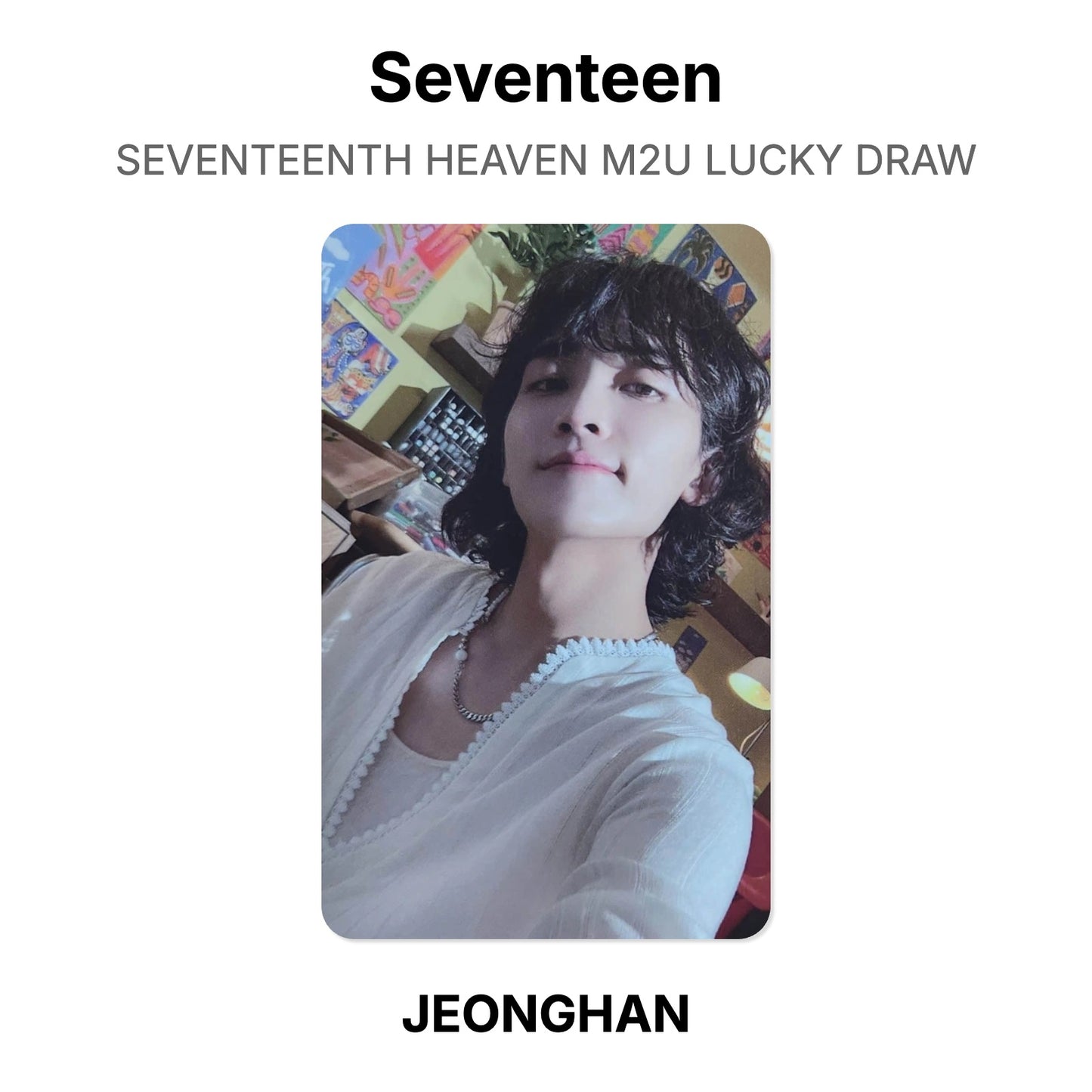 Seventeen SEVENTEENTH HEAVEN M2U LUCKY DRAW Official Photocard