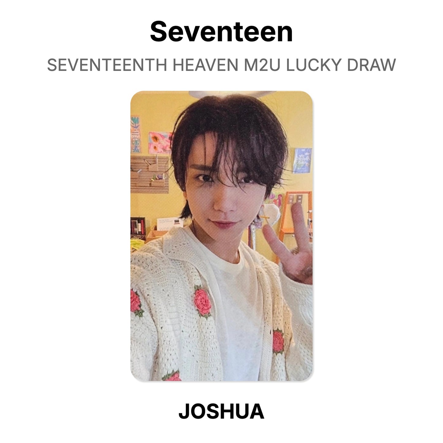 Seventeen SEVENTEENTH HEAVEN M2U LUCKY DRAW Official Photocard