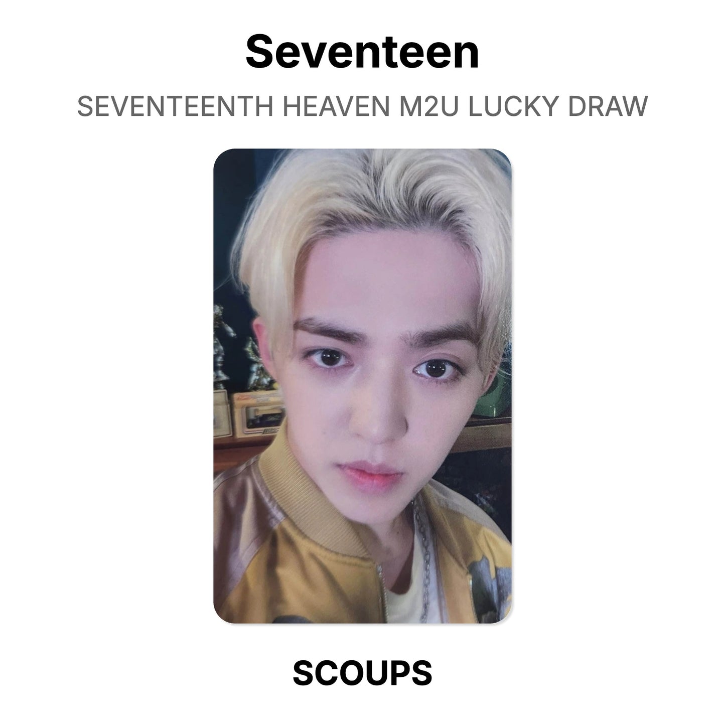 Seventeen SEVENTEENTH HEAVEN M2U LUCKY DRAW Official Photocard