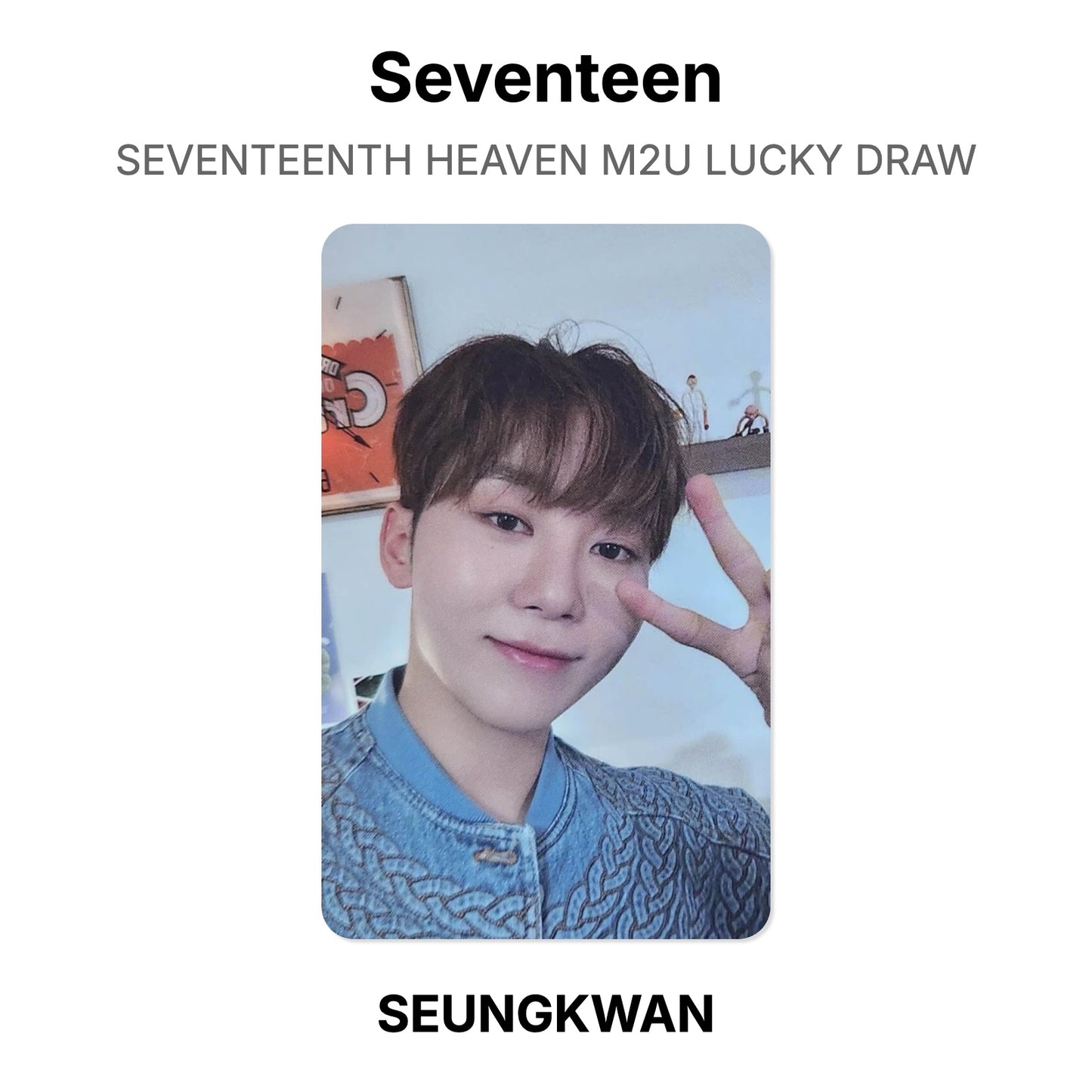 Seventeen SEVENTEENTH HEAVEN M2U LUCKY DRAW Official Photocard