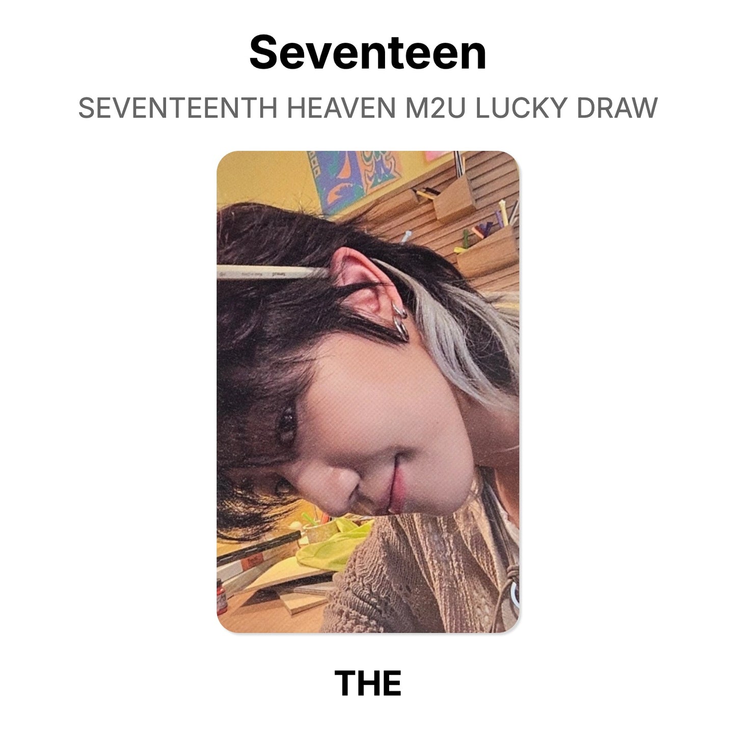 Seventeen SEVENTEENTH HEAVEN M2U LUCKY DRAW Official Photocard