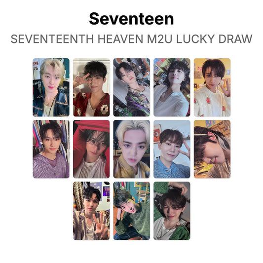Seventeen SEVENTEENTH HEAVEN M2U LUCKY DRAW Official Photocard