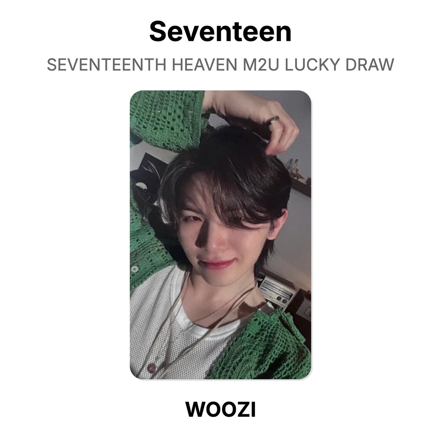 Seventeen SEVENTEENTH HEAVEN M2U LUCKY DRAW Official Photocard