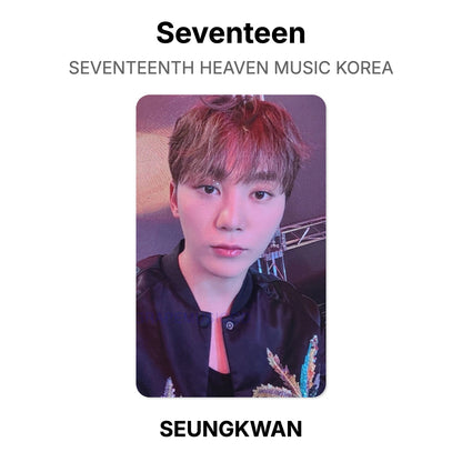 Seventeen SEVENTEENTH HEAVEN MUSIC KOREA Official Photocard