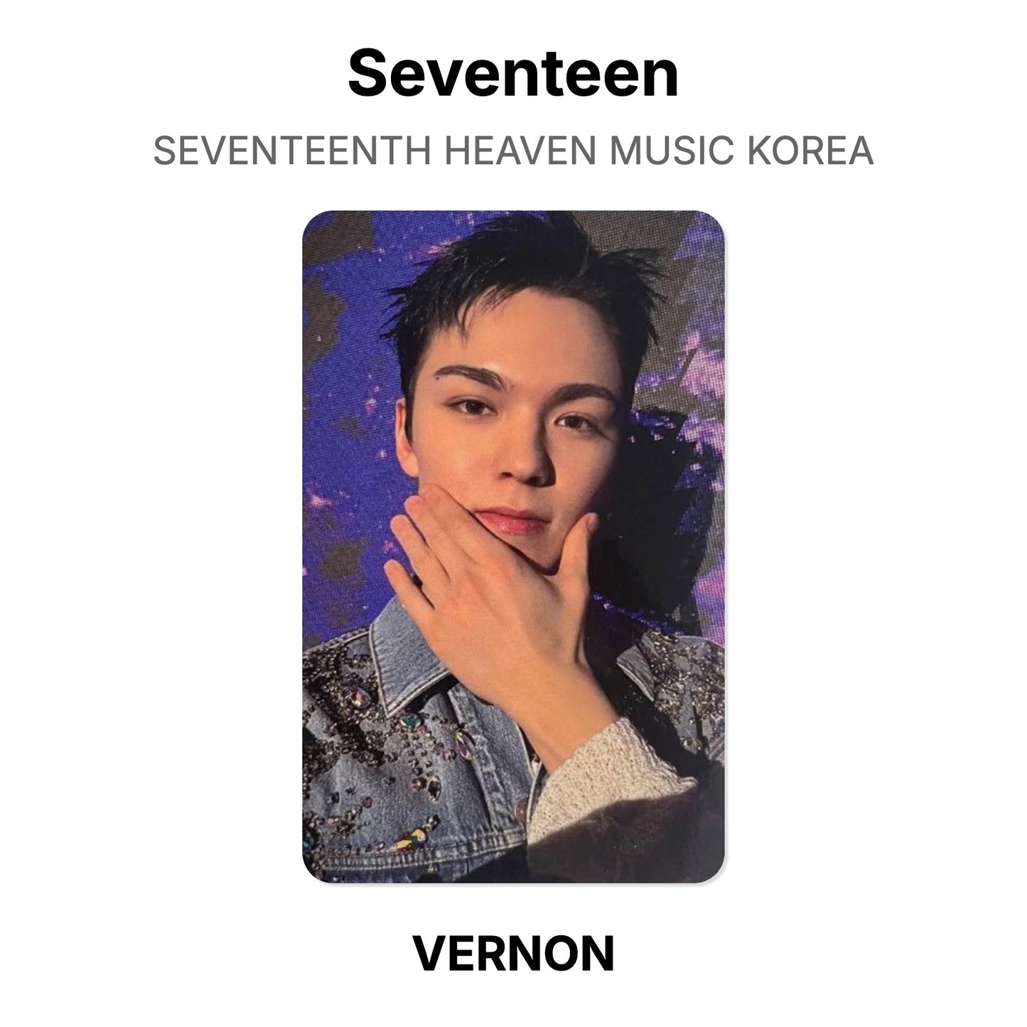 Seventeen SEVENTEENTH HEAVEN MUSIC KOREA Official Photocard