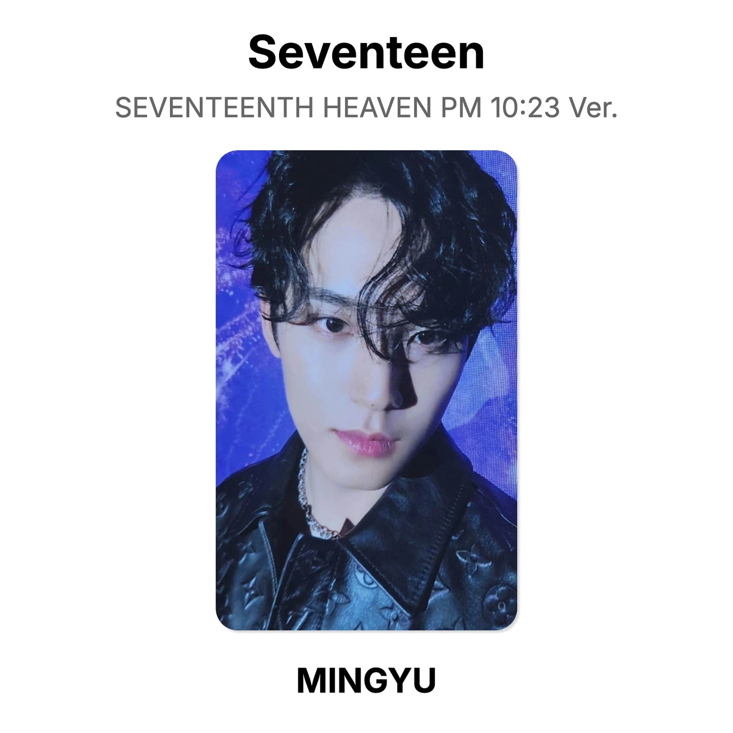 Seventeen SEVENTEENTH HEAVEN PM 10:23 Ver. photocard oficial