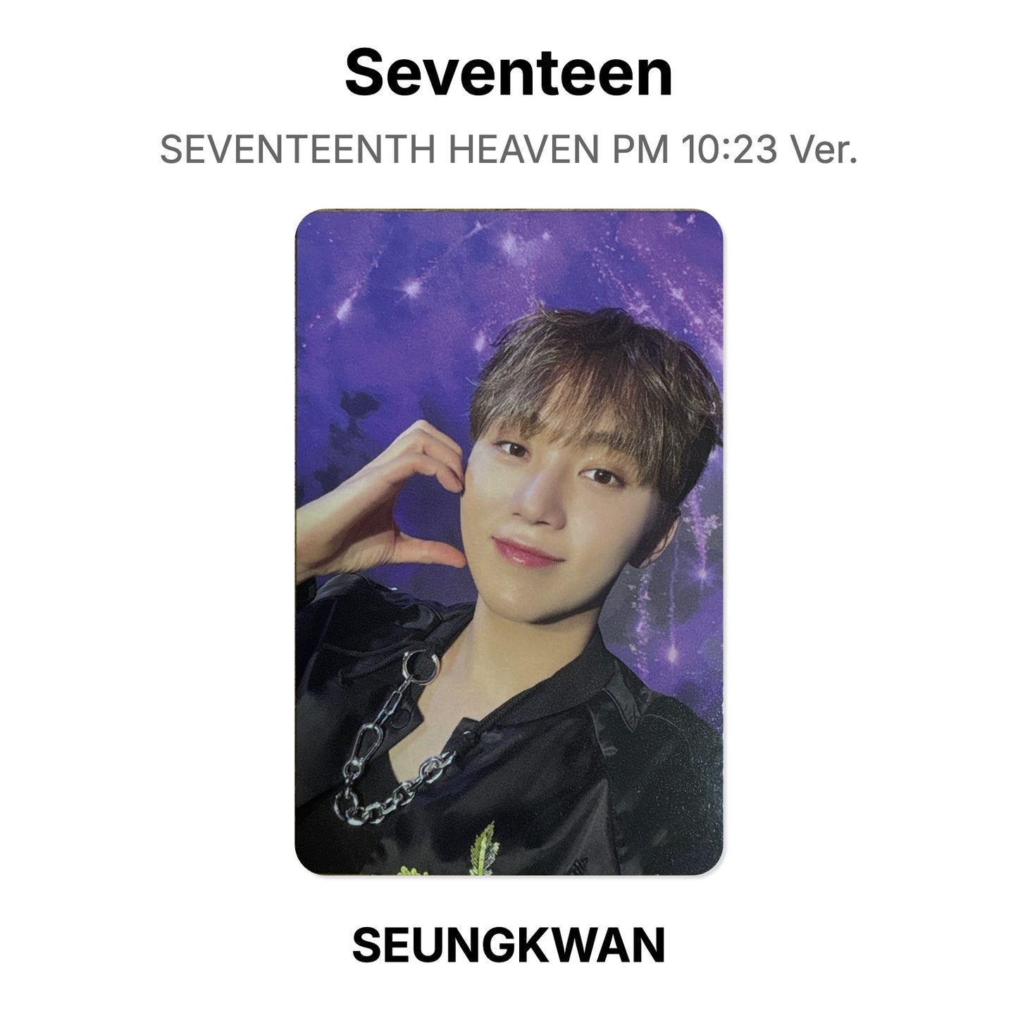 Seventeen SEVENTEENTH HEAVEN PM 10:23 Ver. photocard oficial
