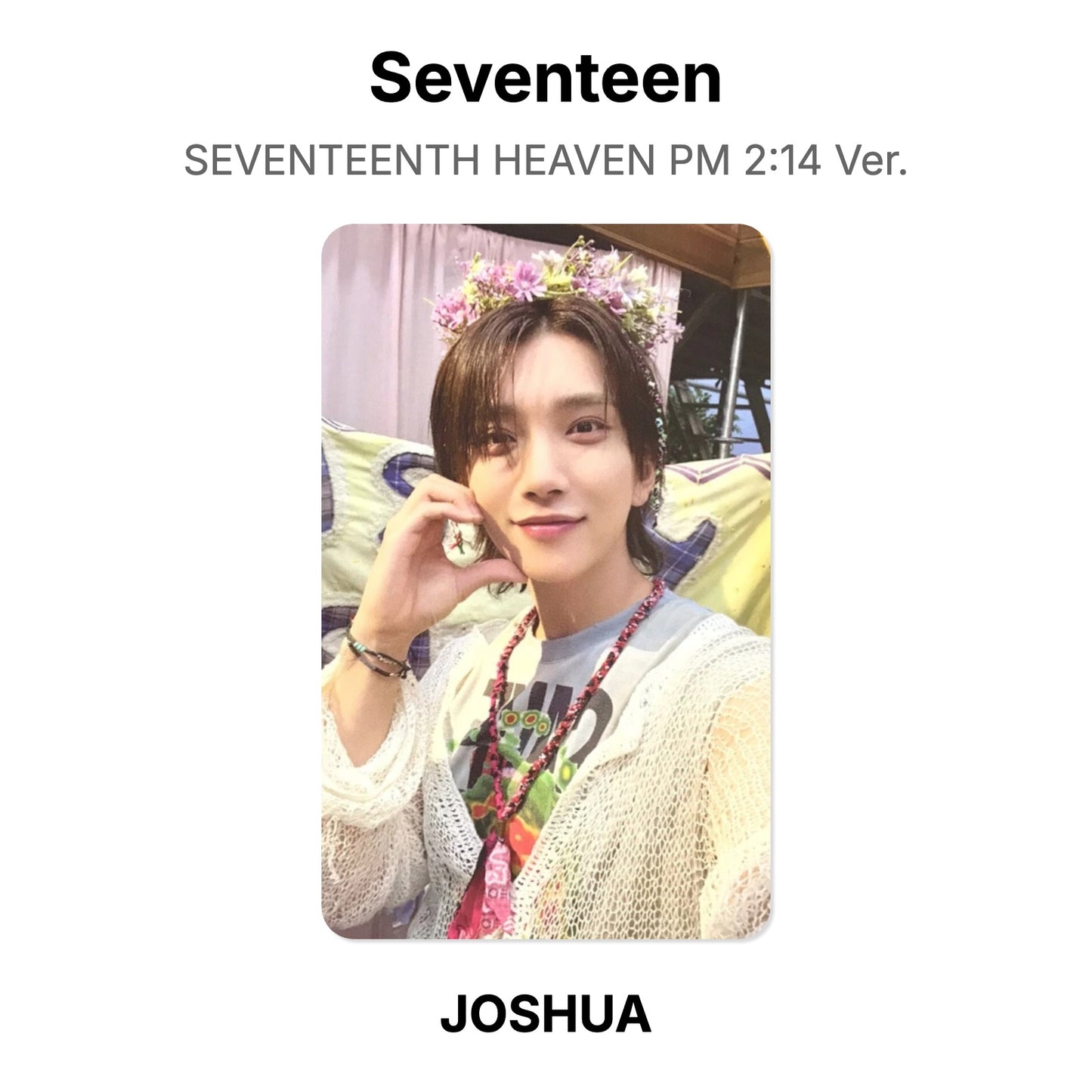 Seventeen SEVENTEENTH HEAVEN PM 2:14 Ver. photocard ufficiale