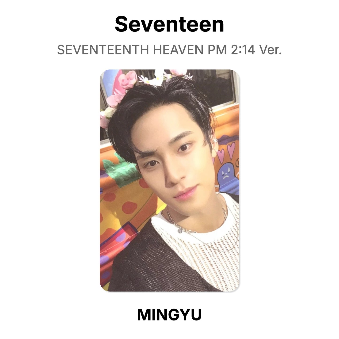 Seventeen SEVENTEENTH HEAVEN PM 2:14 Ver. photocard ufficiale