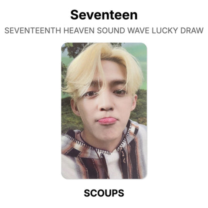 Seventeen SEVENTEENTH HEAVEN SOUND WAVE LUCKY DRAW โฟโต้การ์ดของแท้