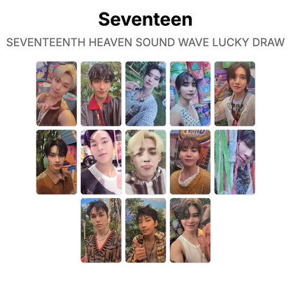 Seventeen SEVENTEENTH HEAVEN SOUND WAVE LUCKY DRAW โฟโต้การ์ดของแท้