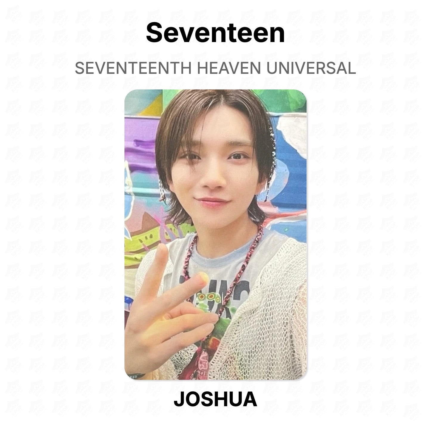 Seventeen SEVENTEENTH HEAVEN UNIVERSAL Official Photocard