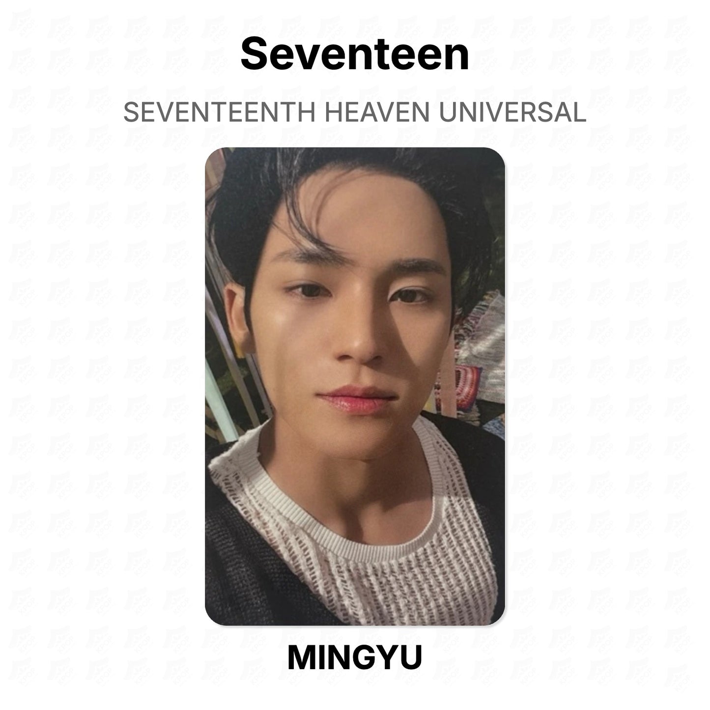 Seventeen SEVENTEENTH HEAVEN UNIVERSAL Official Photocard