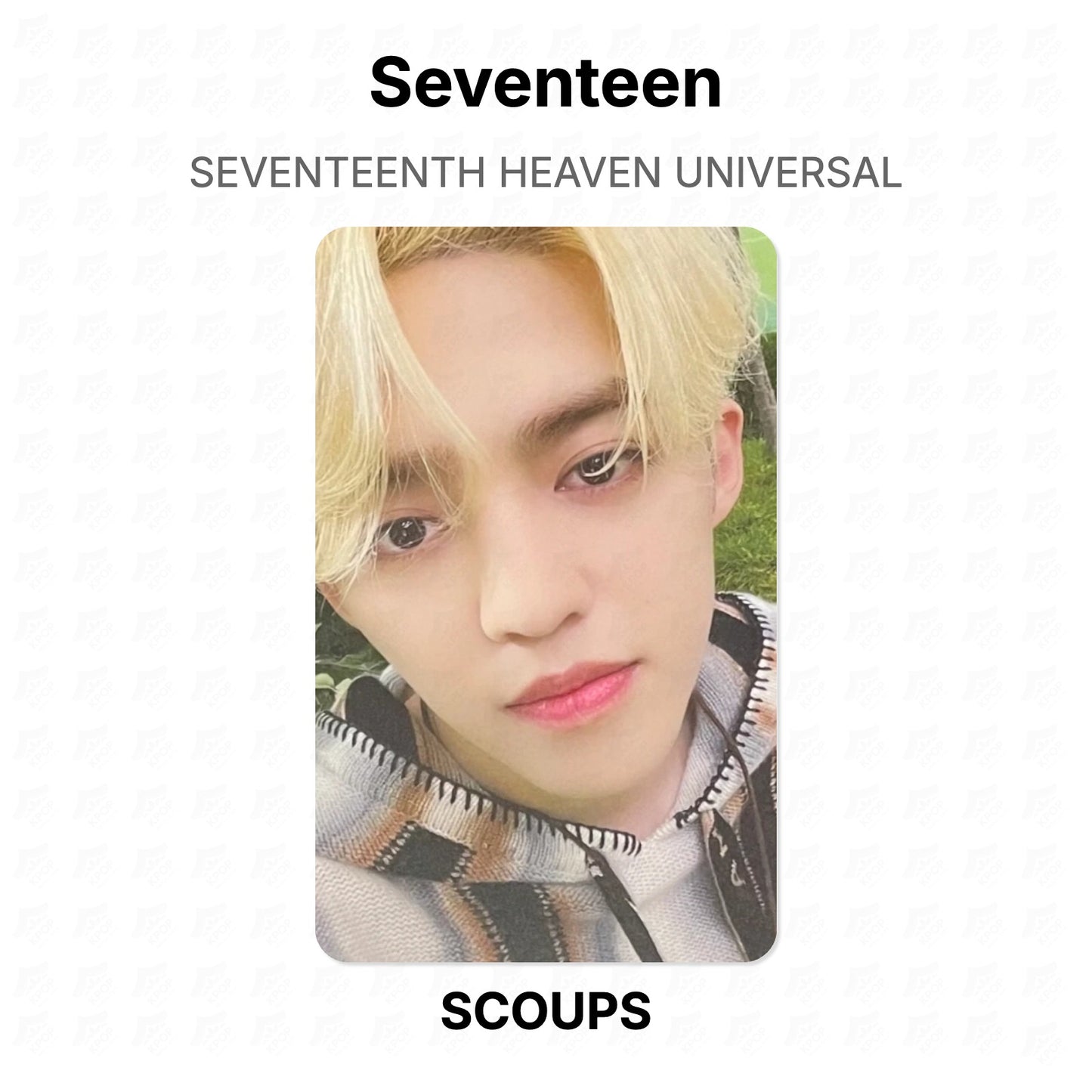Seventeen SEVENTEENTH HEAVEN UNIVERSAL Official Photocard
