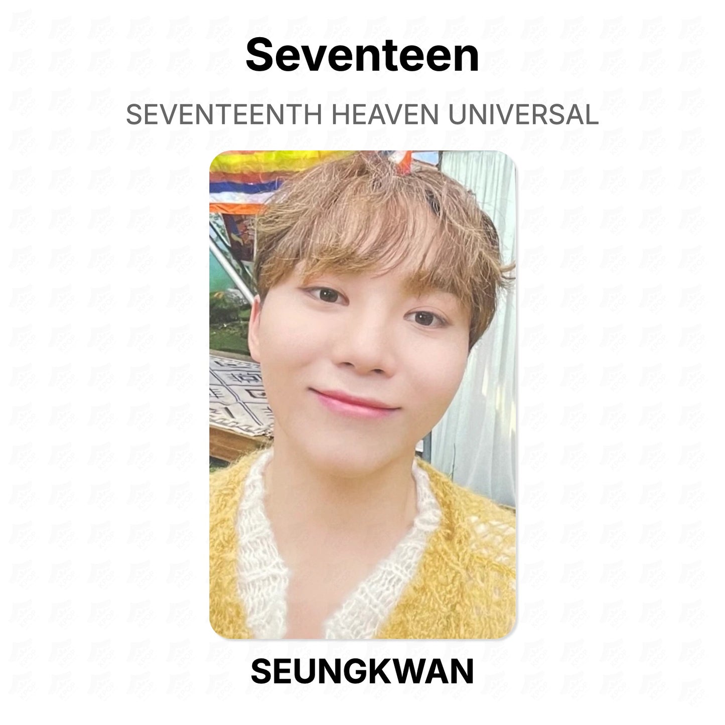 Seventeen SEVENTEENTH HEAVEN UNIVERSAL Official Photocard