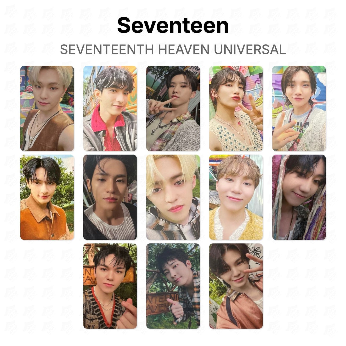 Seventeen SEVENTEENTH HEAVEN UNIVERSAL Official Photocard