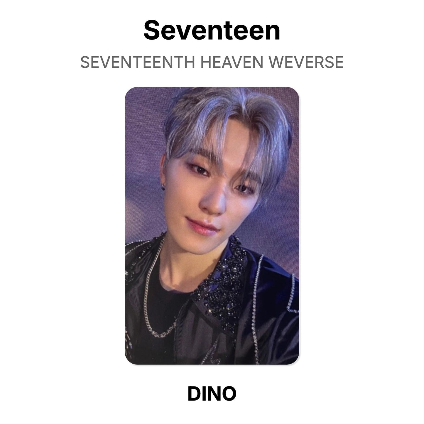 Seventeen SEVENTEENTH HEAVEN WEVERSE photocard oficial